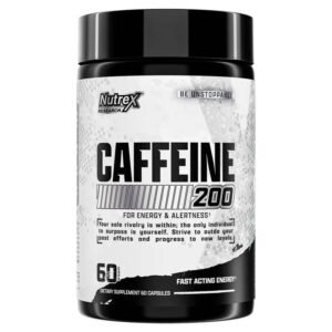 Nutrex Research Caffeine 200, 200 mg, 60 Capsules