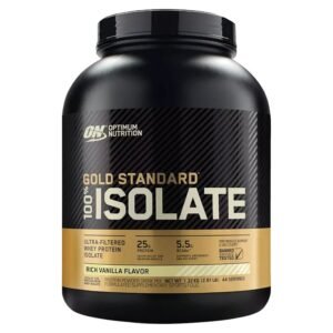 Optimum Nutrition Gold Standard 100% Isolate, Vanilla, 5.20 lbs