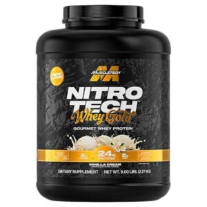 MuscleTech NitroTech 100% Whey Gold, 5 lbs
