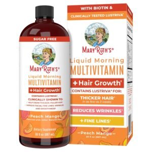 MaryRuth's Liquid Morning Multivitamin + Hair Growth , 30 Servings