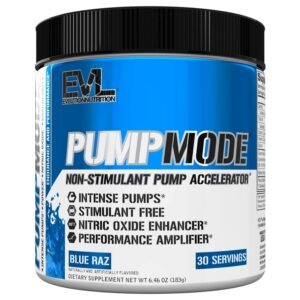EVLution Nutrition PumpMode, Blue Raz, 30 Servings