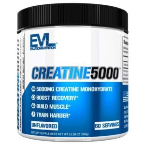 EVLution Nutrition CREATINE5000, Unflavored, 60 Servings