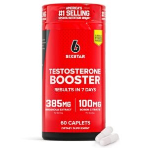 SIXSTAR Testosterone Booster, 60 Caplets