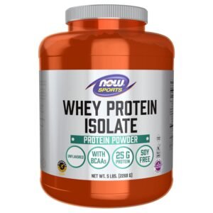 NOW Foods Whey Protein Isolate, 5 lbs