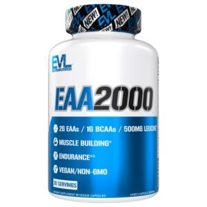 EVLution Nutrition EAA2000, 90 Veggie Capsules