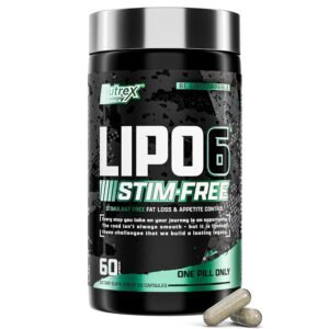 Nutrex Research Lipo-6 Stim-Free, 60 Capsules