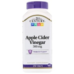 21st Century Apple Cider Vinegar, 300 mg, 250 Tablets