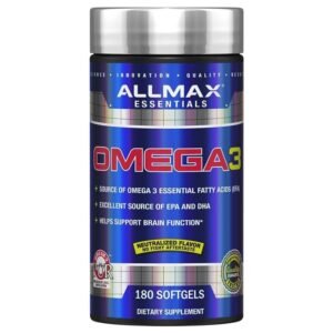 ALLMAX Essentials Omega-3, 180 Softgels