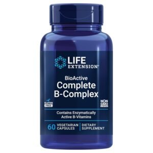 Life Extension BioActive Complete B-Complex, 60 Vegetarian Capsules