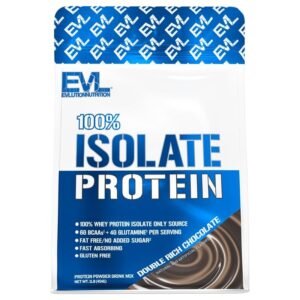 EVLution Nutrition 100% Isolate Protein, Double Rich Chocolate, 14 Servings