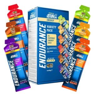 Applied Nutrition Isotonic Energy Gels, Variety Pack, (Box of 6 Gels)