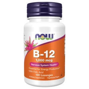 NOW Foods B-12 1,000 mcg, 100 Lozenges