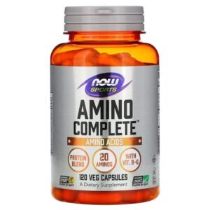 NOW Foods Sports Amino Complete, 120 Veg Capsules