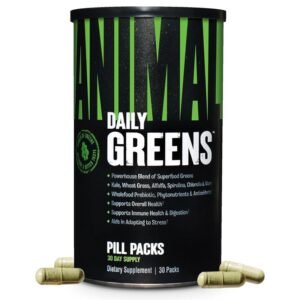 Animal Daily Greens Pill Packs, 30 Packs