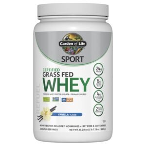 Garden of Life Sport Certified Grass Fed Whey, 20 Servings