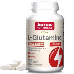 Jarrow Formulas L-Glutamine, 1,000 mg, 100 Tablets