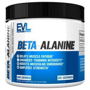 EVLution Nutrition Beta-Alanine, Unflavored, 125 Servings
