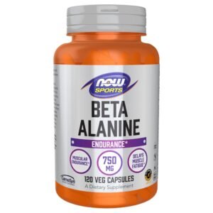 NOW Foods Beta-Alanine, 750 mg, 120 Veg Capsules