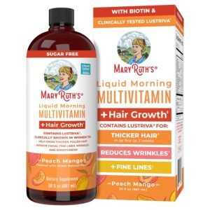 MaryRuth's Liquid Morning Multivitamin + Hair Growth , 30 fl oz (887 ml)