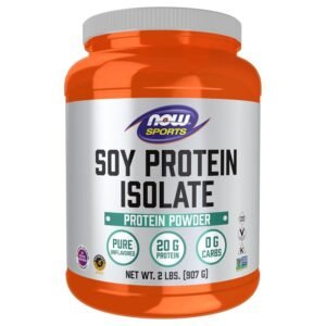 NOW Foods Soy Protein Isolate, Pure Unflavored, 2 lbs