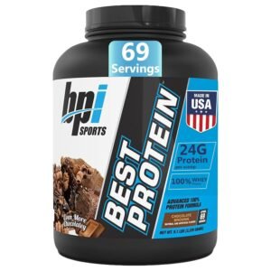 BPI Sports Best Protein, Chocolate Brownie, 5 lbs