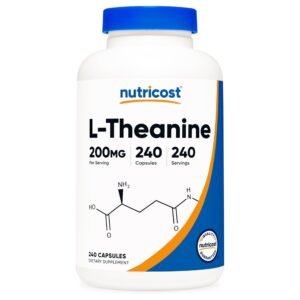 Nutricost L-Theanine, 200 mg, 240 Capsules