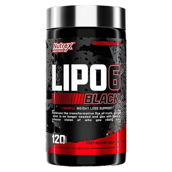 Nutrex Research, LIPO 6, Black, 120 Liqui-Caps