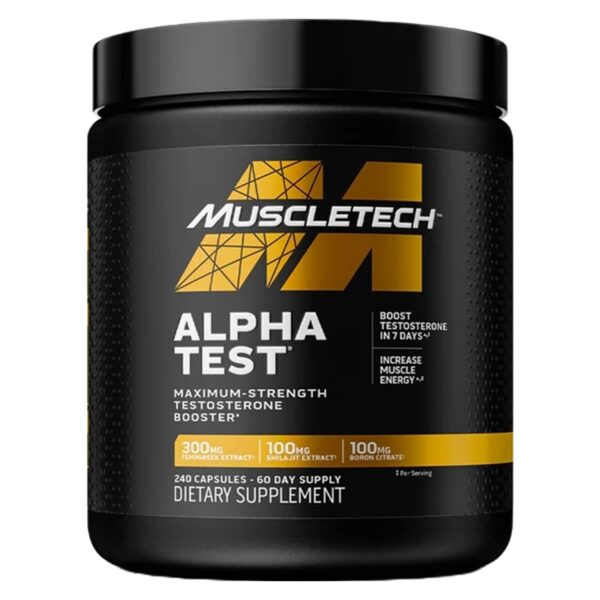 MuscleTech, Alpha Test, 240 Capsules