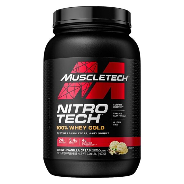 MuscleTech, NitroTech, 100% Whey Gold, 2 lbs