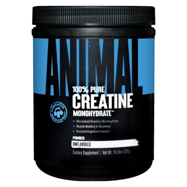 Animal, Micronized Creatine, Monohydrate Powder, Unflavored, 60 Servings