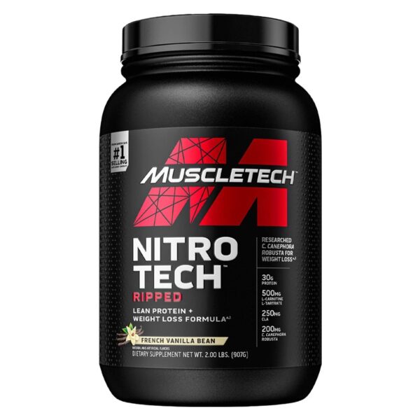 MuscleTech, NitroTech Ripped, Lean Protein + Weight Loss, 2 lbs