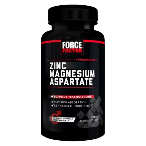 Force Factor, Fundamentals, Zinc Magnesium Aspartate, 60 Tablets