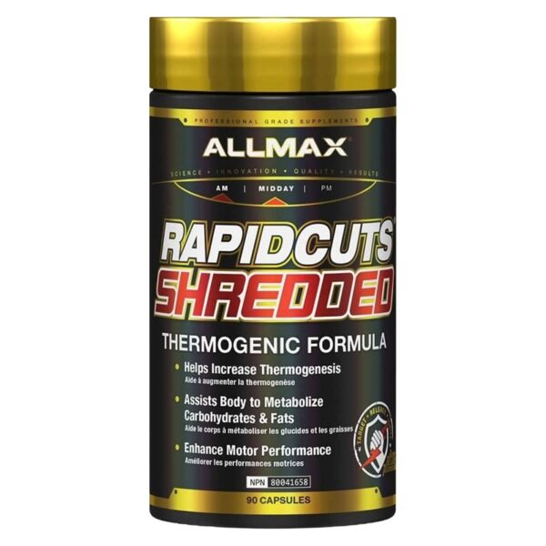 ALLMAX, Rapidcuts Shredded, Extreme Thermogenic Fat Burner, 90 Capsules