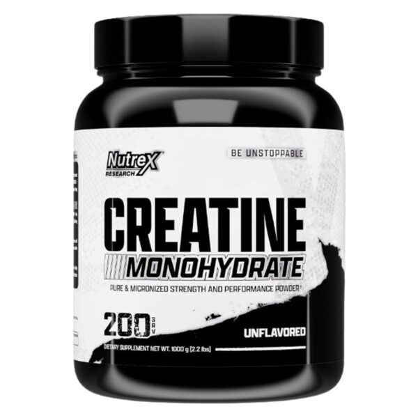 Nutrex Research, Creatine Monohydrate, Unflavored, 2.2 lbs (1 kg)