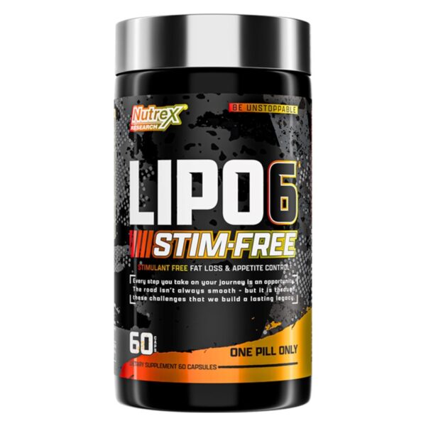 Nutrex Research, Lipo6, Stim-Free, 60 Capsules