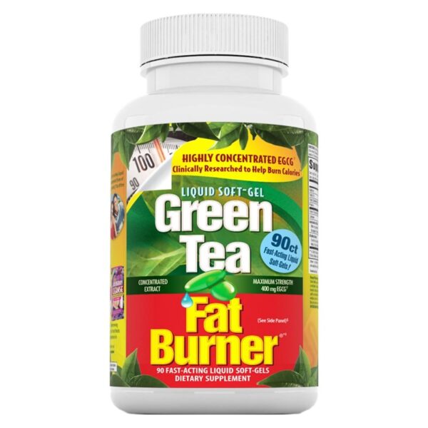 Applied Nutrition USA, Green Tea Fat Burner, 90 Fast-Acting Liquid Soft-Gels