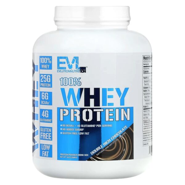 EVLution Nutrition, 100% Whey Protein, 5lbs