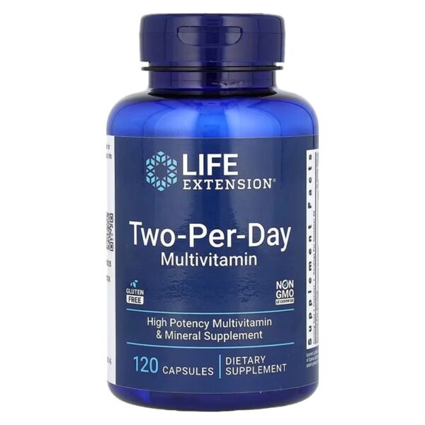 Life Extension, Two-Per-Day Multivitamin, 120 Capsules