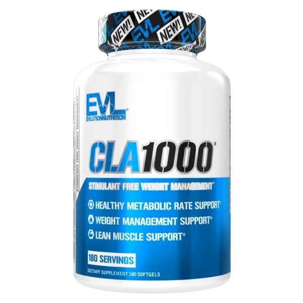 EVLution Nutrition, CLA1000, Stimulant Free Weight Management, 180 Softgels