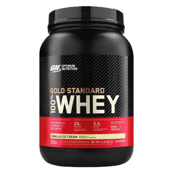 Optimum Nutrition, Gold Standard 100% Whey, 2 lbs