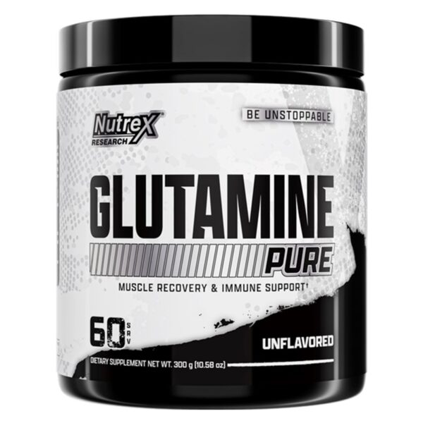 Nutrex Research, Glutamine Pure, Unflavored, 60 Servings