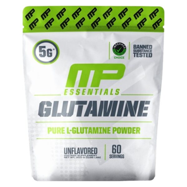 MusclePharm, Essentials, Glutamine, Unflavored, 60 Servings