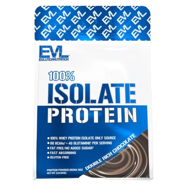 EVLution Nutrition, 100% Isolate Protein, 1 lbs