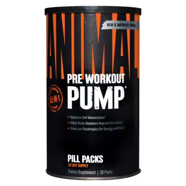 Animal, Pump, Muscle Volumizing Preworkout Pack, 30 Packs