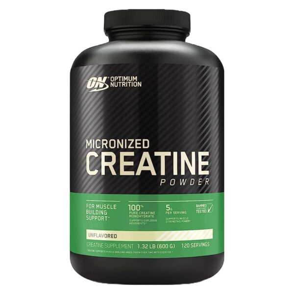 Optimum Nutrition, Micronized Creatine Powder, Unflavored, 120 Servings