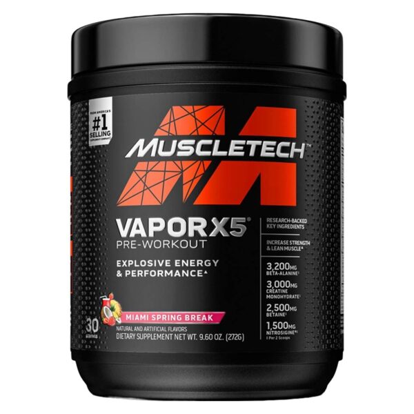 MuscleTech, VaporX5, Pre-Workout, 30 Servings