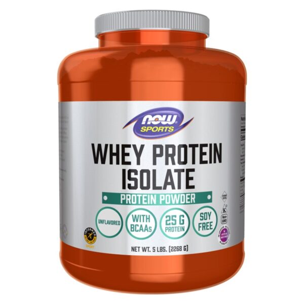 NOW Foods, Sports, Whey Protein Isolate, 5 lbs