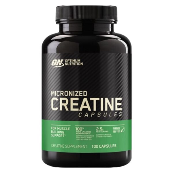 Optimum Nutrition, Micronized Creatine Capsules, 2.5 g, 100 Capsules