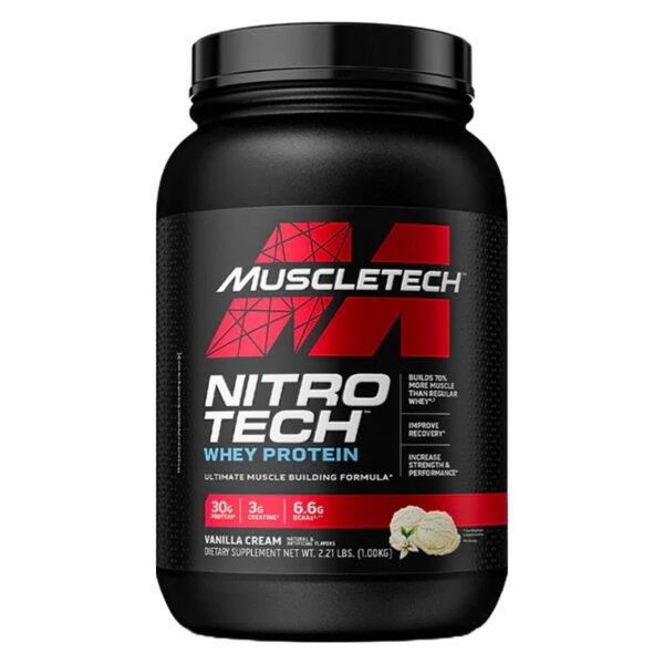 MuscleTech, NitroTech Whey Protein, 2.20 lbs