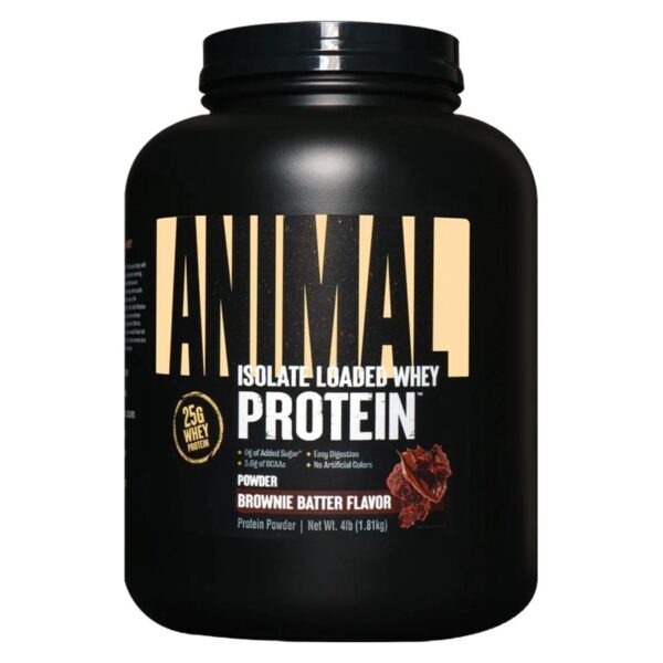 Animal, Isolate Loaded Whey Protein Powder, 4 lbs